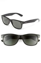 Women's Ray-ban Standard New Wayfarer 55mm Polarized Sunglasses - Polarized Black