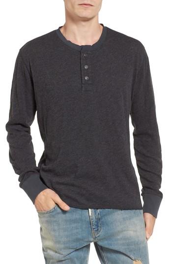 Men's Treasure & Bond Ronan Henley Top - Grey