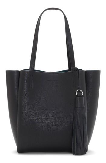 Vince Camuto Small Nylan Leather Tote - Black