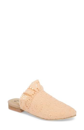 Women's Free People Eyelet Sienna Mule Us / 36eu - Pink