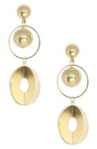 Women's Ettika Gold Sphere Drop Earrings