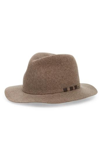 Men's Bailey Codner Wool Fedora - Brown