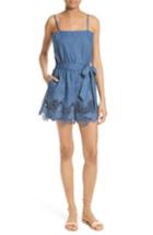 Women's Alice + Olivia Rosetta Chambray Romper