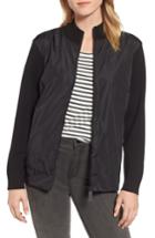 Women's Canada Goose Windbridge Zip Front Sweater Jacket (2-4) - Black