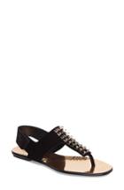 Women's Pedro Garcia Enid Studded T-strap Sandal Us / 35eu - Black