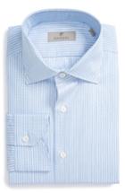 Men's Canali Trim Fit Stripe Dress Shirt