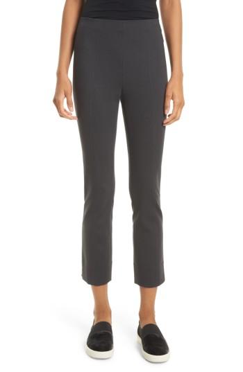 Women's Vince Crop Stretch Knit Trousers - Grey