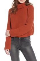 Women's Leith Transfer Stitch Turtleneck Sweater - Brown