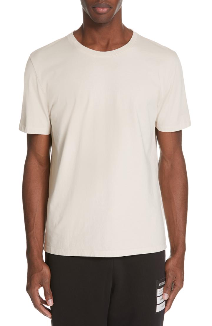 Men's Maison Margiela Crewneck T-shirt Eu - Beige