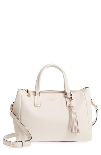 Kate Spade New York Kingston Drive - Alena Leather Satchel - White