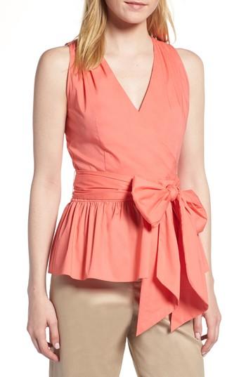 Women's 1901 Cotton Blend Wrap Blouse - Yellow