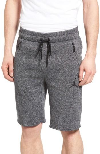 Men's Nike Jordan Icon Fleece Shorts - Black