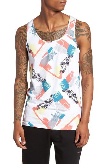 Men's Native Youth Effervescence Tank - White