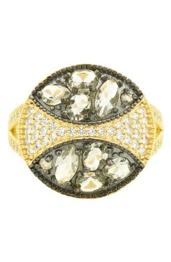 Women's Freida Rothman Rose Dor Cocktail Ring