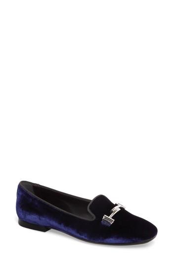 Women's Tods Double T Loafer .5us / 35.5eu - Blue
