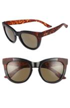 Women's Smith 'sidney' 55mm Polarized Sunglasses - Black/ Havana Block