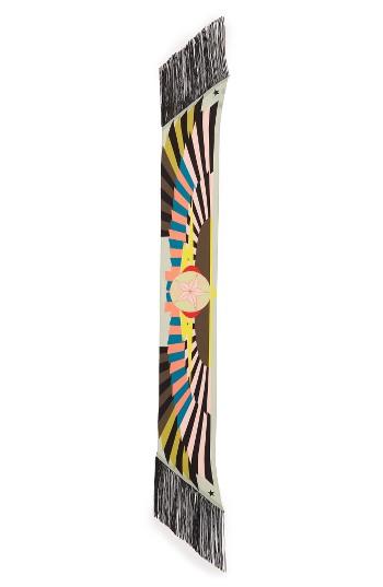 Women's Givenchy Egyptian Star Skinny Scarf, Size - Green