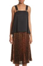 Women's Christopher Kane Ring Pierced Cady Top