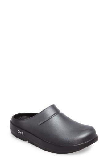 Women's Oofos Oocloog Luxe Clog M - Grey