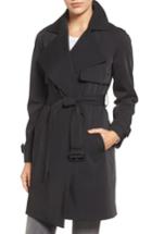 Women's Michael Michael Kors Trench Coat - Black