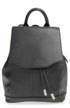 Rag & Bone 'mini Pilot' Quilted Leather Backpack - Black