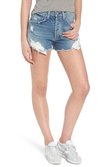 Women's Mcguire Georgia May Distressed Denim Shorts - Blue