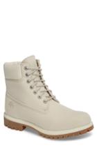 Men's Timberland Six Inch Premium Canvas Boot .5 M - Beige