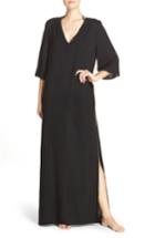 Women's Vince Camuto Maxi Caftan Cover-up - Black