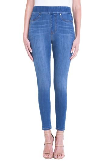 Women's Liverpool Jeans Company Farrah Pull-on Skinny Ankle Jeans - Blue