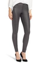 Women's Zeza B By Hue Metallic Python Print Denim Leggings - Black