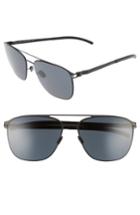 Men's Mykita Preston 60mm Polarized Sunglasses - Black