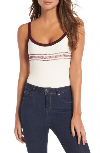 Women's Sun & Shadow Strappy Cami Bodysuit