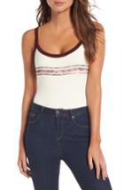 Women's Sun & Shadow Strappy Cami Bodysuit