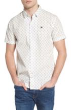 Men's Scotch & Soda Classic Fit Print Woven Shirt - White