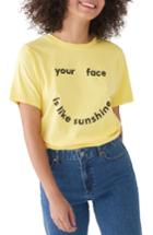 Women's Ban. Do Your Face Is Like Sunshine Classic Tee - Yellow