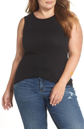 Women's Bp. Ribbed Tank Top - Black