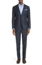 Men's Eidos Trim Fit Solid Wool Suit
