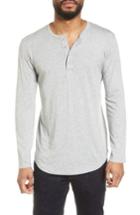 Men's Goodlife Scallop Henley - Black