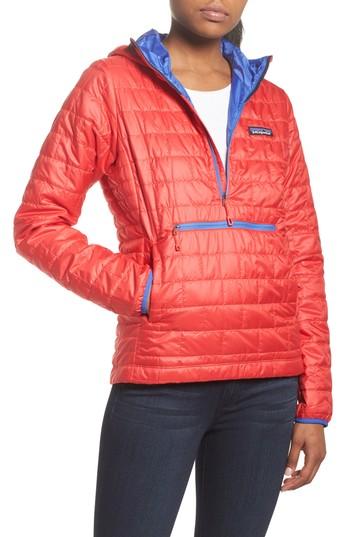 Women's Patagonia Nano Puff Bivy Water Resistant Jacket - Red