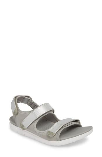 Women's Fitfflop Neoflex(tm) Back Strap Sandal M - Grey