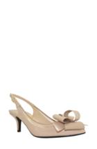 Women's J. Renee 'garbi' Pointy Toe Bow Pump M - Beige