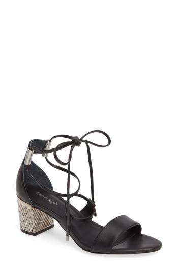 Women's Calvin Klein Natania Sandal M - Black