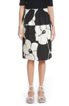 Women's Marc Jacobs Oversize Floral Skirt - Black