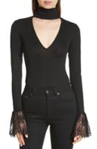 Women's Cinq A Sept Elara Bodysuit - Black