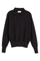 Men's Lemaire Long Sleeve Wool Polo