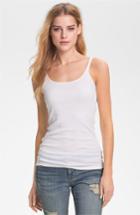 Women's Halogen Skinny Strap Tank - White