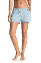 Women's Roxy Summer Feel Chambray Shorts - Blue