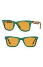 Women's Ray-ban Standard Classic Wayfarer 50mm Polarized Sunglasses - Green