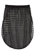 Women's Topshop Lace Cover-up Skirt - Black