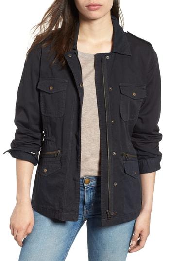 Women's Lily Aldridge For Velvet By Graham & Spencer Army Jacket - Black